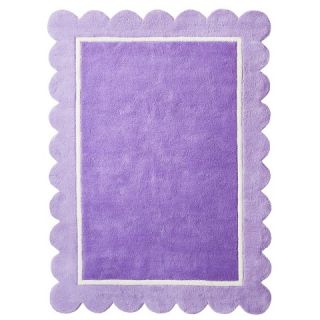 Circo® Scallop Rug   Purple (4x6)