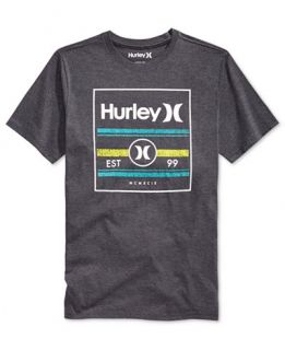 Hurley Mens Bandolier Graphic Print Logo T Shirt   T Shirts   Men