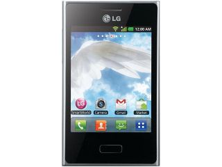 LG Optimus L3 E400 1 GB storage, 384 MB RAM Black Unlocked GSM Android Cell Phone 3.2"