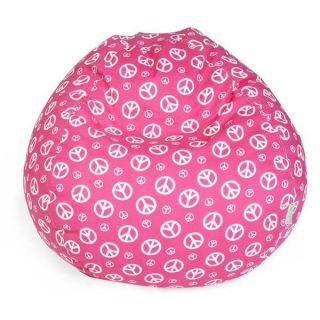 Majestic Home Goods Peace Small Classic Bean Bag   16796805