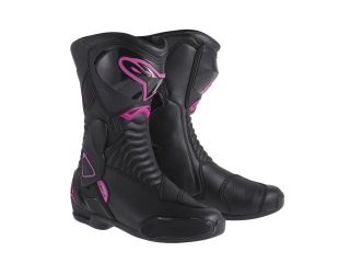 Alpinestars Stella SMX 6 Womens Street Boots Black/Pink 40 EUR
