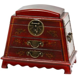 Rounded Jewelry Box by Oriental Furniture