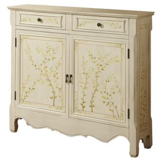 Powell Hand Painted 2 Door 2 Drawer Console