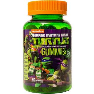 Nickelodeon Teenage Mutant Ninja Turtles Multivitamin/Multimineral Gummies, 60 count