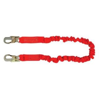 Guardian Fall Protection 4.5 ft. to 6 ft. Single Leg Stretch Lanyard 01295