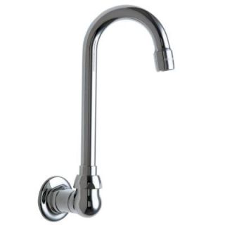 Chicago Faucets 3 1/2 in. Solid Brass Remote Rigid/Swing Gooseneck Spout 629 E3ABCP