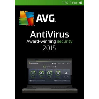 AVG AntiVirus   2015 for 1 Year (1 PC)