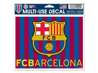 FC Barcelona Official SOCCER 4.5"x6" Car Window Cling Decal by Wincraft