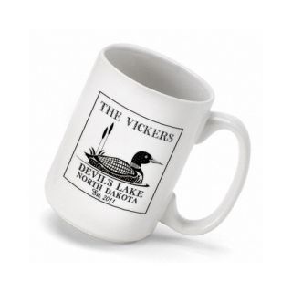 Personalized Gift Cabin Series Loon Coffee Mug