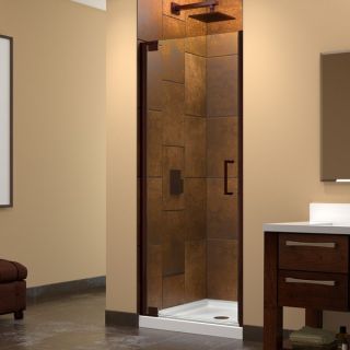 Dreamline Elegance 32.25   34.25 in. W x 72 in. H Frameless Pivot