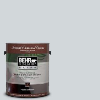 BEHR Premium Plus Ultra 1 gal. #750E 2 Twilight Gray Eggshell Enamel Interior Paint 275001