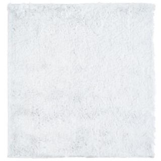 Home Decorators Collection So Silky White 4 ft. x 4 ft. Square Area Rug SILKY4X4W