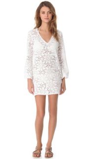 Milly Mykonos Crochet Tunic Cover Up