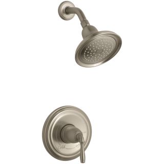 KOHLER Devonshire Vibrant Brushed Bronze 1 Handle Shower Faucet Trim Kit with Single Function Showerhead
