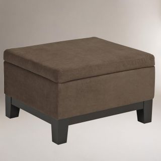 Walnut Baldwin Easy Storage Ottoman