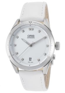 Women's Artix GT Diamond Auto White Genuine Leather and Dial SS