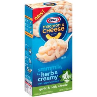 Kraft Garlic & Herb Alfredo Macaroni & Cheese Dinner, 5.5 oz