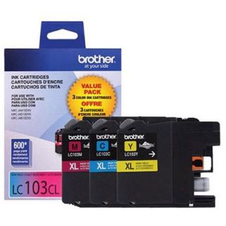 Brother Innobella LC1013PKS Tri pack Standard Yield Inkjet Print Cartridge, Cyan/Magenta/Yellow