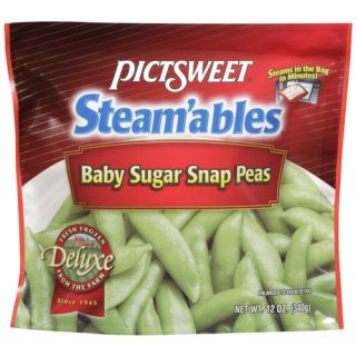 Pictsweet Steam'able Deluxe Baby Sugar Snap Peas, 12 oz
