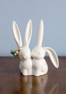 Hare and Now Ring Holder  Mod Retro Vintage Decor Accessories