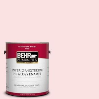 BEHR Premium Plus 1 gal. #150A 1 Silk Sheets Hi Gloss Enamel Interior/Exterior Paint 805001