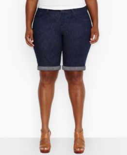 Levis® Plus Size Bermuda Denim Shorts, Dark Star Wash