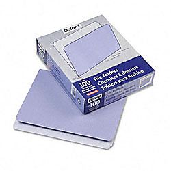 Oxford Straight Cut Color File Folders Letter Size Lavender Box Of 100