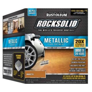 Rust Oleum RockSolid 70 oz. Amaretto Metallic Garage Floor Kit 299741