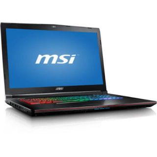 MSI Aluminum Black 17.3" Apache Pro 003 GE72 Laptop PC with Intel Core i7 6700HQ Processor, 16GB Memory, 1TB Hard Drive and Windows 10