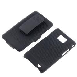 Black Swivel Holster with Stand for Samsung Galaxy S2 GT i9100