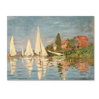 Claude Monet Regatta at Argenteuil Canvas Art   15511478  