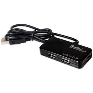 Connectland USB 2.0 4 Port Hub High Speed for Charging and Data Transfer