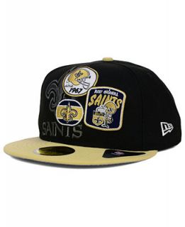 New Era New Orleans Saints Patch Batcher 59FIFTY Cap   Sports Fan Shop