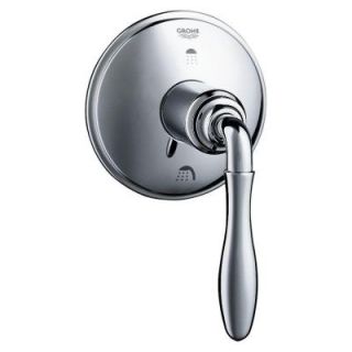 GROHE Seabury Single Handle Diverter Valve Trim Kit with Lever Handle in StarLight Chrome (Valve Sold Separately) 19 221 000