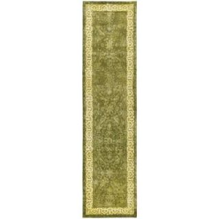 Safavieh Silk Road Spruce and Ivory 2 ft. 6 in. x 12 ft. Runner SKR213A 212