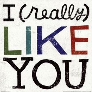 I Really Like You Poster Print by Michael Mullan (12 x 12)