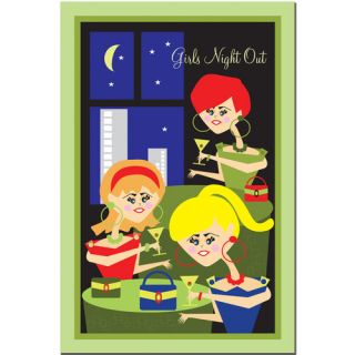 Trademark Fine Art Girls Night Out by Grace Riley Graphic Art on