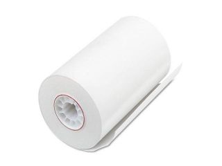 Single Ply Thermal Cash Register/Pos Rolls, 3 1/8" X 90 Ft., White, 72