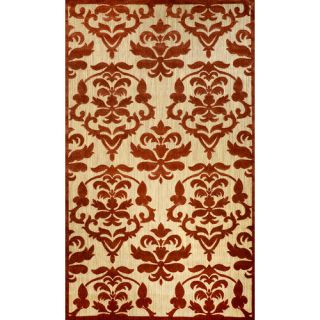 Damask Alma Machine Made Terra Outdoor Area Rug