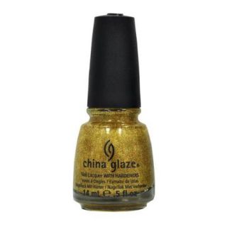 China Glaze 0.5oz Nail Polish Lacquer Clay Gold, GOLDEN ENCHANTMENT, 70510