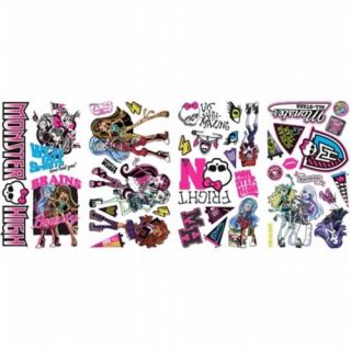 RoomMates RMK2190SCS Monster High Peel & Stick Wall Decals