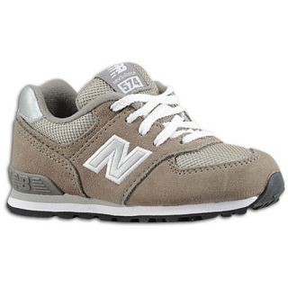 New Balance 574   Boys Toddler   Running   Shoes   Grey/Silver/Suede