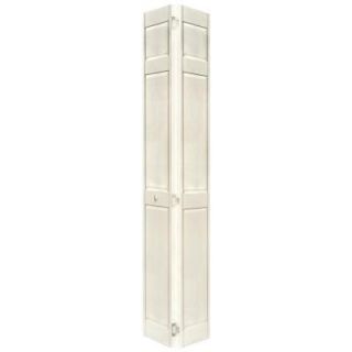 Home Fashion Technologies 6 Panel Behr Antique White Solid Wood Interior Bifold Closet Door DISCONTINUED 16024801823