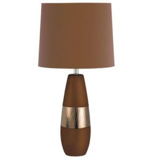 Radionic Hi Tech Dackley 22 in. Chocolate Brown Table Lamp TL_CL2255 CHOC_RHT