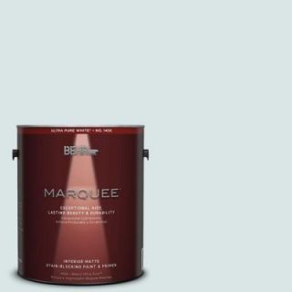 BEHR MARQUEE 1 gal. #MQ3 51 Crystalline Falls One Coat Hide Matte Interior Paint 145001