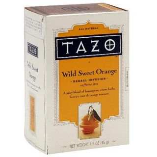 Tazo Wild Sweet Orange Tea, 20ct (Pack of 6)