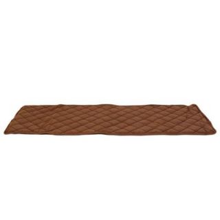 Large Chocolate Quilted Bed Scarf 02147