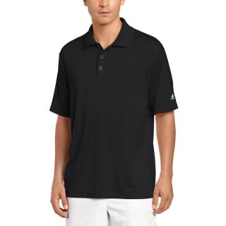 Mens Adidas Climacool Diagonal Textured Solid Polo Golf Shirt