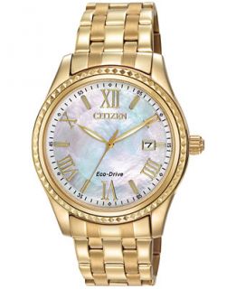 Citizen Womens Drive from Citizen Eco Drive Gold Tone Stainless Steel