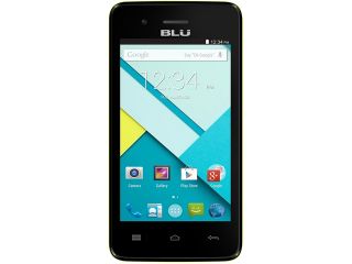 Blu Dash 4.0 C D370u 4GB 3G Yellow Unlocked GSM Dual SIM Android Phone 4.0" 512MB RAM